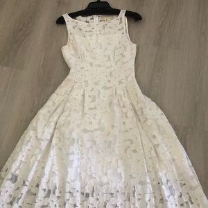 Katespade white floral dress